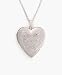 14k White Gold Locket