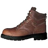 Ariat Mens 6 'Rivet GTX Steel Toe' Work Boots - Bourbon by Ariat