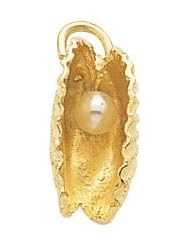 Rembrandt Charms Shell with Pearl Charm