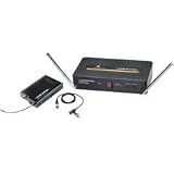 Audio-Technica ATW-701/L Freeway UHF Wireless Mic System with Receiver, Bodypack Transmitter, and Lavalier Mic, TV 26-29