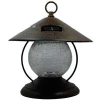 SolarCrackleBallTableLamp