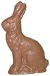 Traditional Sitting Chocolate Easter Bunny, Milk Chocolate