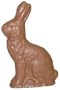 Traditional Sitting Chocolate Easter Bunny 8oz, Milk Chocolate