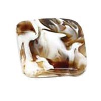 Laurey 30380 Cabinet Hardware 1-3/8-Inch Square Knob, Milky Way