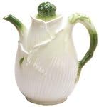Fennel Decorative Vegetable Ceramic Pitcher