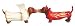   - ANGEL & DEVIL Kissing Dachshund Dogs SALT & PEPPER SHAKERS New Gift