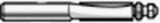 Tools : 1/2' TRIM BIT (Robt Bosch Tool Corp Accy 85601M)