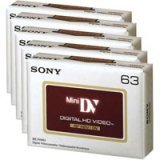 Sony DVC HD 63min Videocassette 3 Pack