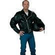 Giovanni Navarre Cruiser Leather Motorcycle Jacket Lrg (M 38-40 W 14-16)