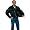 Diamond Plate&trade; Rock Design Genuine Buffalo Leather Motorcycle Jacket