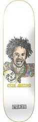 Skateboard Deck, 8.0" Baker Cyril Jackson Spellbound Skateboard Deck - White - 8.0in