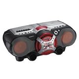 Sony CFDG505 CD Radio Cassette Recorder Boombox  Black