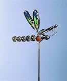 Review House of Marbles  / Plant Support - Stained Glass & Chrome Dragonfly