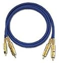 Oehlbach NF 1 Stereo Audio-Kabel Cinch 0,5m blau