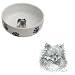 pomeranian23  - Pomeranian Paw Print Bowl Porcelain by Rosalinde 7