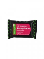  Nu Moments 15 Lingettes Démaquillantes Biodégradables Peaux Sensibles
