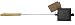 Old Mountain Pre Seasoned 10124 Single Pie Iron, 28 1/2 Inch Long