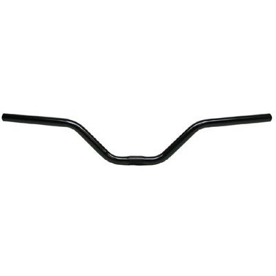 Pyramid Mountain Bike Riser Handlebar, 5″ Rise, Steel, Black