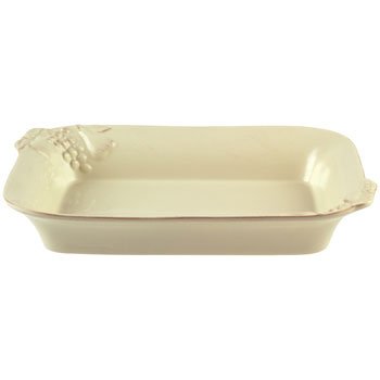 Casafina Madeira Harvest Vanilla Creme Large Rectangular Baker