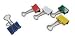 Industrial Grade 2WFX5 Binder Clip, 3/4 In W, Assorted, PK40