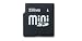 Electronics : 256MB mini-SD card for mobiles (single layer)