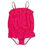 Square Neck Frilled Bandeau Swimsuit