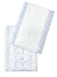 SwaddleDesigns Baby Burpies 2-pc. Set - Light Blue Mod Circles