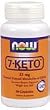 7-KETO 25 mg by Now Foods 90 Vegetarian Capsules
