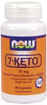 7-KETO 25 mg by Now Foods 90 Vegetarian Capsules