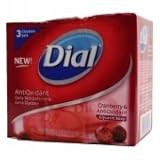 Dial Bar Soap Cranberry and Antioxidant Glycerin 3 Ct - 18 Pack