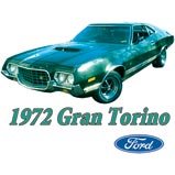 Ford Gran Torino 1972 Womens Scoop Neck T-Shirt