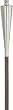 Blomus 65007 Gartenfackel ORCHOS