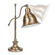 OttLite 15448BRS - Antiqued Brass Latana Table Lamp, Includes 15 Watt OttLite CFL