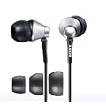 SONY MDR-EX75/SQ EX Earbuds Headphones with Hi-Sensitivity Driver (Silver)
