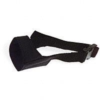 Hamilton H.P. MUGZ Soft Nylon Dog Muzzle, Black, HPM-0 (4"-4 1/2" nose size)