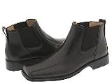 Z30034 Mens Black Leather upper with bicycle toe design. $99