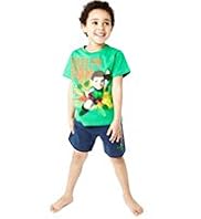 Pure Cotton Tree Fu Tom Short Pyjamas