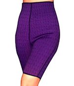 Ladies' Neoprene Workout Shorts (Purple)
