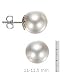 14k Gold, 11-11.5mm South Sea Pearl Stud Earring