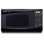 Sharp 800 Watt Microwave - Black R230KK (Black) (11"H x 18"W x 14"D)