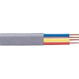 Flat 3 Core & Earth (15 Amp  1.0mm  100m)