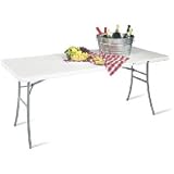 Outdoor Living : Cosco #14-178-WSP1W 30x72 Center Fold Table