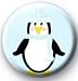 CUTE PENGUIN Pinback Button 1.25