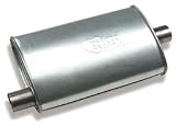 Hooker 21005HKR Single 2-1/4 Offset Inlet, Single 2-1/4 Center Outlet
