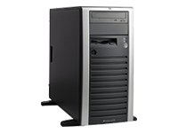 HP ProLiant ML150 G2 - Server - tower - 5U - 2-way - 1 x Xeon 3 GHz - RAM 512 MB - hot-swap 3.5 - no HDD - CD - RAGE XL - Gigabit Ethernet - Monitor : none