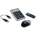 Dicota Freelance Wireless Maus schnurlos 3 Tasten 800dpi + Tastenrad, Numerische Tastatur silber