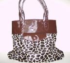 Chloe Large Bag in faux Giraffe fur print