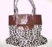 Chloe Large Bag in faux Giraffe fur print
