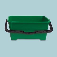 Unger QB220 6 gallon Pro Bucket Fits 18" Washer, Green with Black Handle