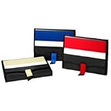 13-Pocket File,with Hook and Loop,Letter,Fabric/Poly,Assorted (GLW83733)